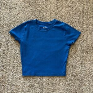 Hollister Blue Fitted Tee